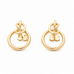 14K Yellow Gold Drop Earrings - Miral Jewelry