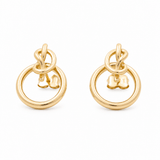 14K Yellow Gold Drop Earrings - Miral Jewelry