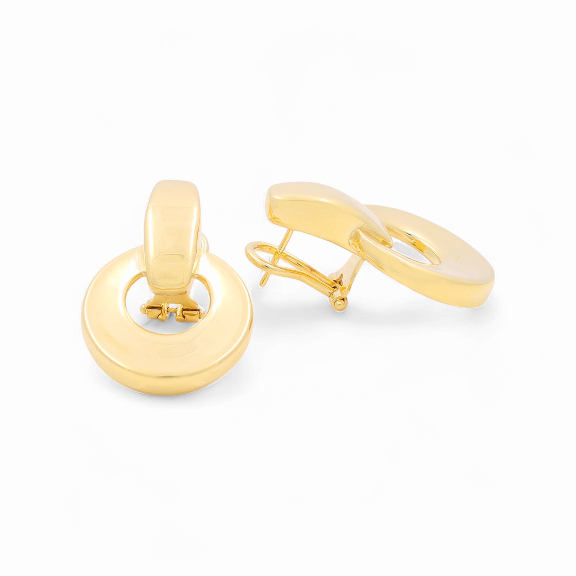 14K Yellow Gold Drop Earrings - Miral Jewelry