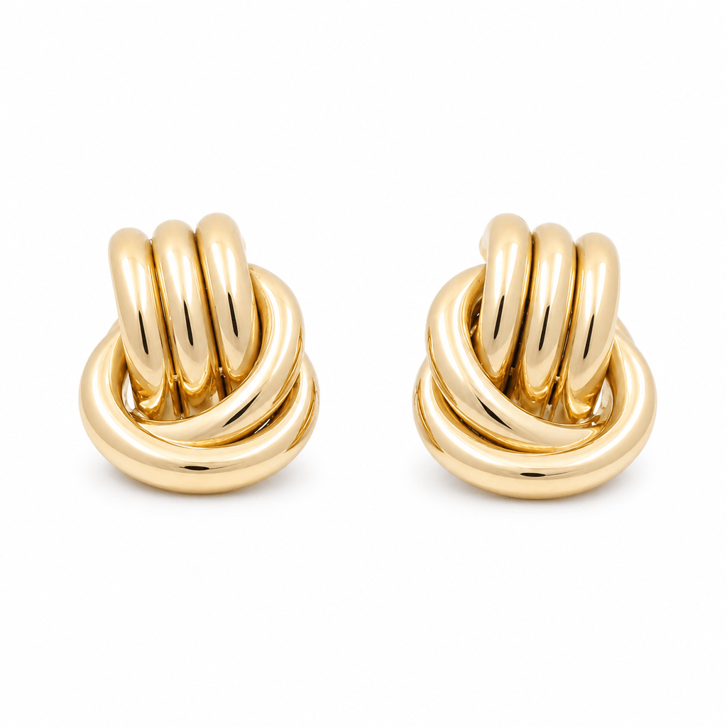 14K Yellow Gold Drop Earrings - Miral Jewelry