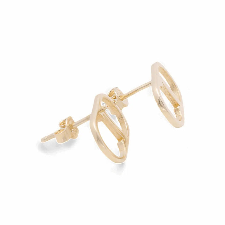 14K Yellow Gold Earrings - Miral Jewelry