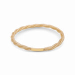 14K Yellow Gold Elastic Bangle Women's Bracelet - Miral Jewelry
