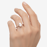 14K Yellow Gold Engagement with Cz Fashion Women's Ring - Miral Jewelry