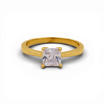 14K Yellow Gold Engagement with CZ Fashion Women's Ring - Miral Jewelry
