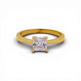 14K Yellow Gold Engagement with CZ Fashion Women's Ring - Miral Jewelry