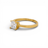 14K Yellow Gold Engagement with CZ Fashion Women's Ring - Miral Jewelry