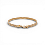 14K Yellow Gold Fancy Link Bracelet - Miral Jewelry