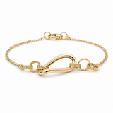 14K Yellow Gold Fancy Link Bracelet Women's - Miral Jewelry