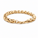 14K Yellow Gold Fancy Link Bracelet Women's - Miral Jewelry