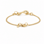 14K Yellow Gold Fancy Link Bracelet Women's - Miral Jewelry