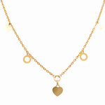 14k Yellow Gold Fancy Link Women's Necklace - Miral Jewelry