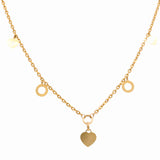 14k Yellow Gold Fancy Link Women's Necklace - Miral Jewelry