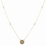 14K Yellow Gold Fancy Link Women's Necklace - Miral Jewelry
