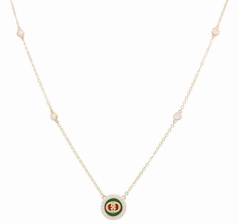 14K Yellow Gold Fancy Link Women's Necklace - Miral Jewelry