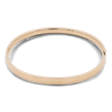 14K Yellow Gold Fashion Bangle Women's Bracelet - Miral Jewelry