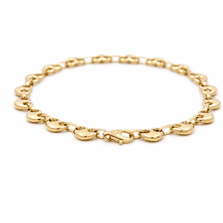 14K Yellow Gold Fashion Bracelet Women's - Miral Jewelry