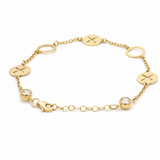 14K Yellow Gold Fashion Bracelet Women's - Miral Jewelry