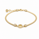14K Yellow Gold Fashion Bracelet Women's - Miral Jewelry