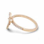 14K Yellow Gold Fashion Diamond Woman Ring - Miral Jewelry