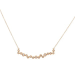 14K Yellow Gold Fashion Diamond Women Necklace - Miral Jewelry