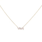 14K Yellow Gold Fashion Diamond Women Necklace - Miral Jewelry