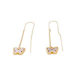 14K Yellow Gold Fashion Earrings - Miral Jewelry