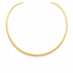 14k Yellow Gold Fashion Necklace 16" - Miral Jewelry