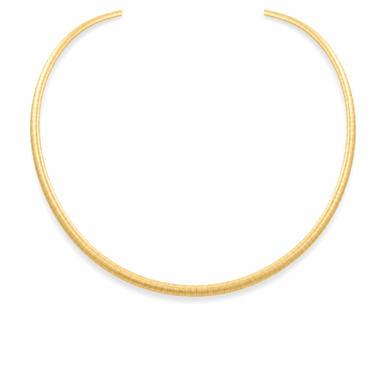 14k Yellow Gold Fashion Necklace 16" - Miral Jewelry