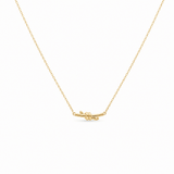 14k Yellow Gold Fashion Necklace 18" - Miral Jewelry
