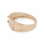 14K Yellow Gold Fashion with CZ Ring - Miral Jewelry