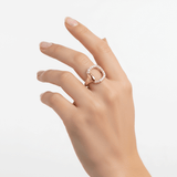 14K Yellow Gold Fashion with Cz Women's Ring - Miral Jewelry