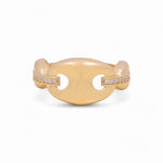 14K Yellow Gold Fashion with CZ Women's Ring - Miral Jewelry