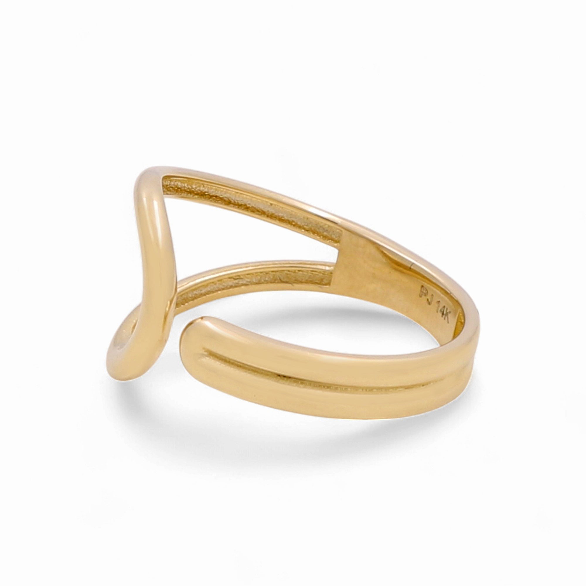 14K Yellow Gold Fashion Women's Ring - Miral Jewelry