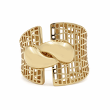 14K Yellow Gold Fashion Women's Ring - Miral Jewelry