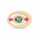 14K Yellow Gold Fashion Women's Ring - Miral Jewelry