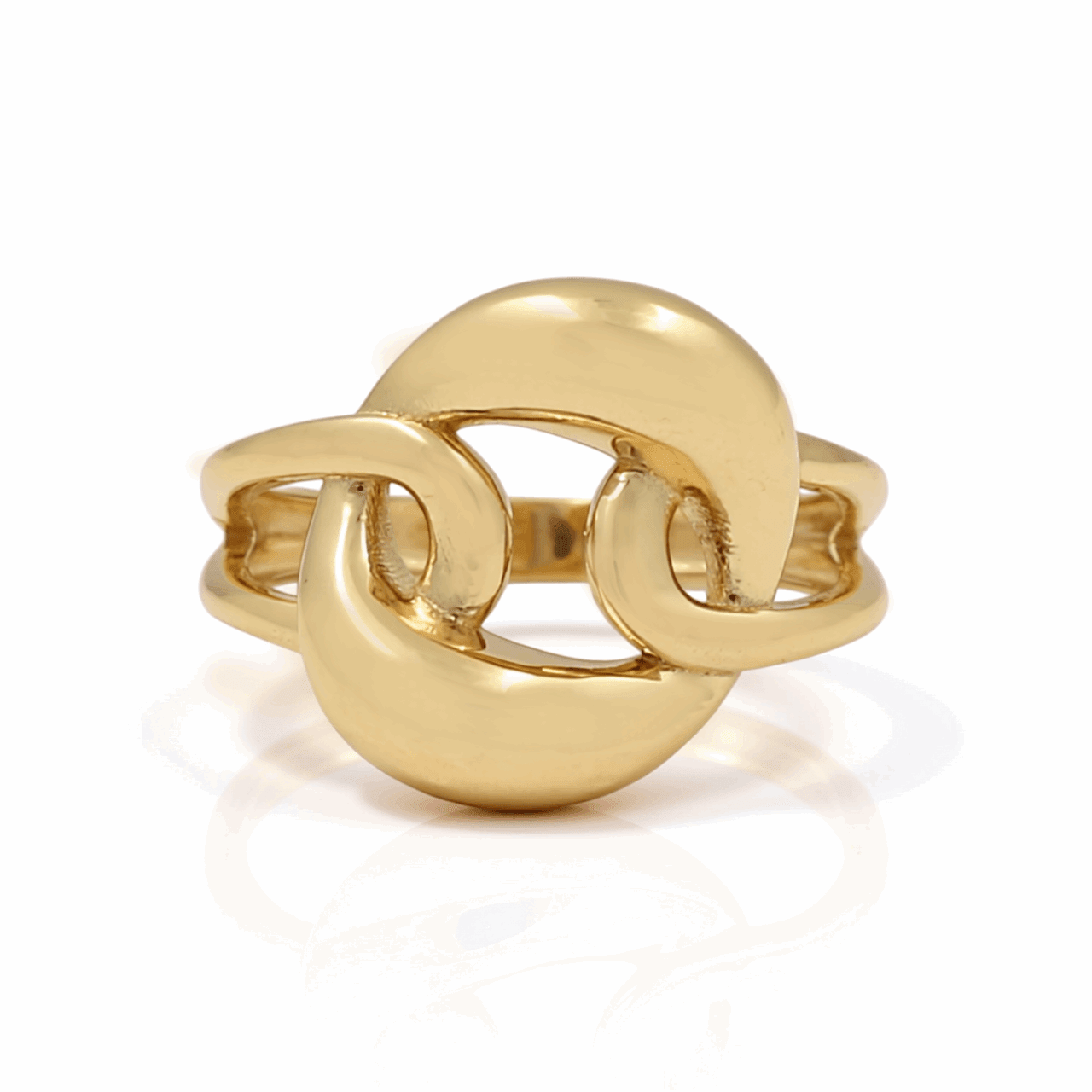 14K Yellow Gold Fashion Women's Ring - Miral Jewelry