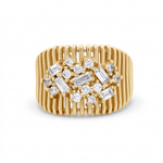 14K Yellow Gold Fashion Women's Ring - Miral Jewelry