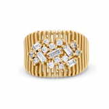 14K Yellow Gold Fashion Women's Ring - Miral Jewelry