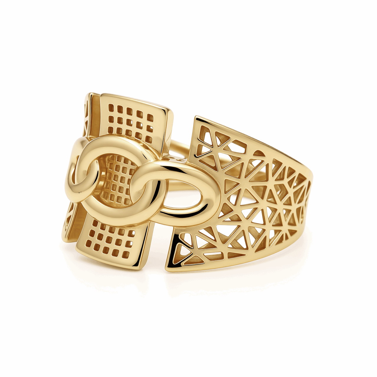 14K Yellow Gold Fashion Women's Ring - Miral Jewelry