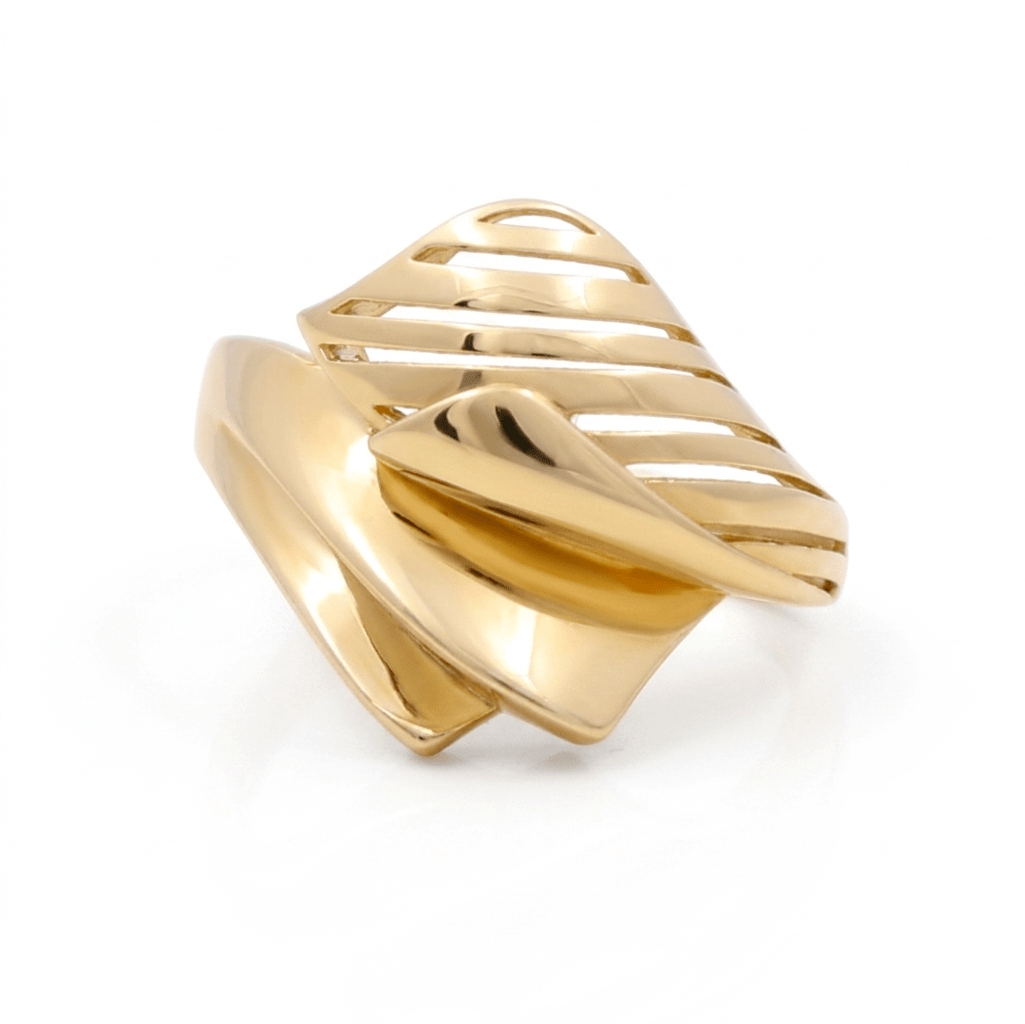 14K Yellow Gold Fashion Women's Ring - Miral Jewelry