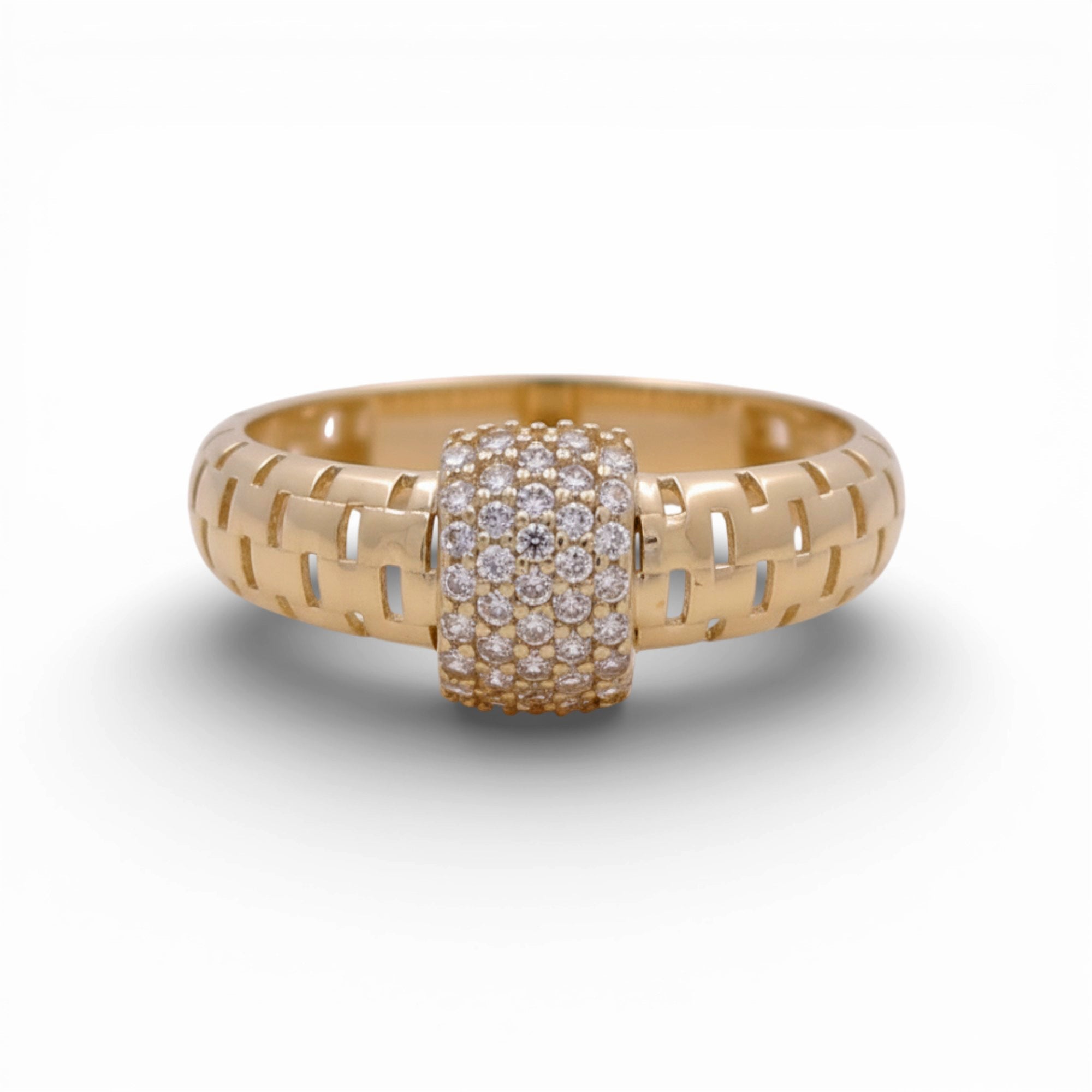 14K Yellow Gold Fashion Women's Ring - Miral Jewelry