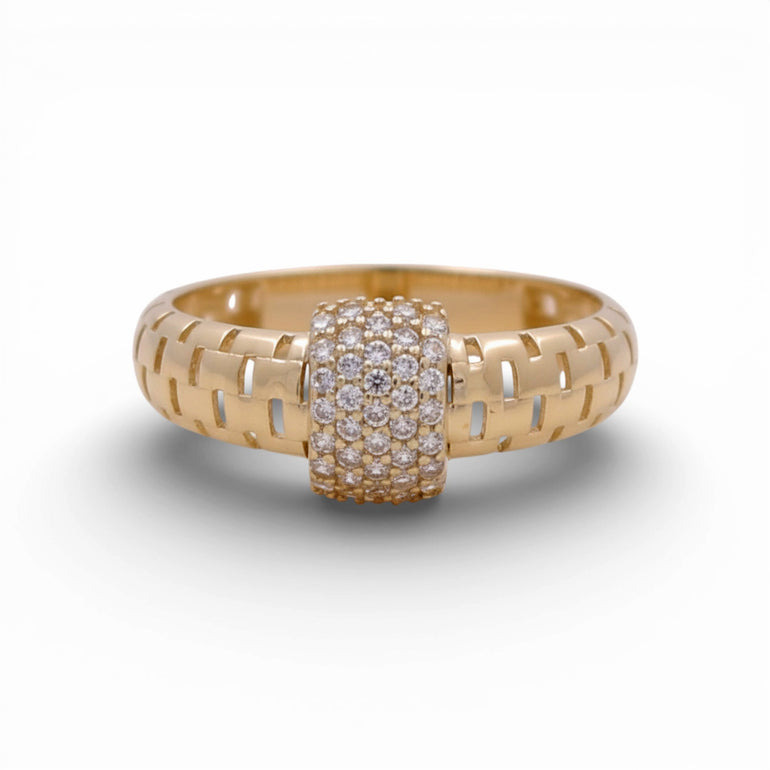 14K Yellow Gold Fashion Women's Ring - Miral Jewelry
