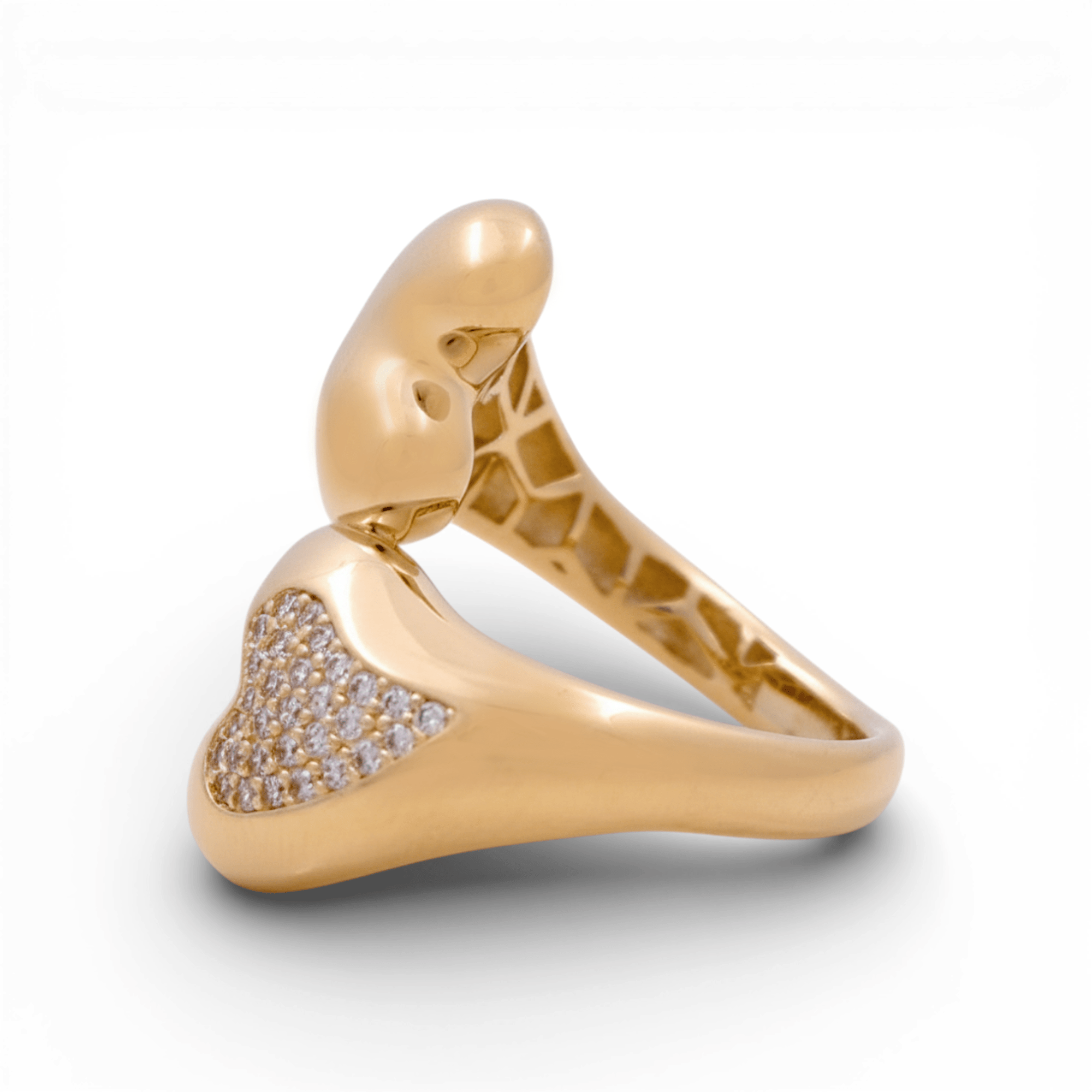 14K Yellow Gold Fashion Women's Ring - Miral Jewelry
