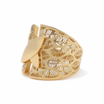 14K Yellow Gold Fashion Women's Ring - Miral Jewelry