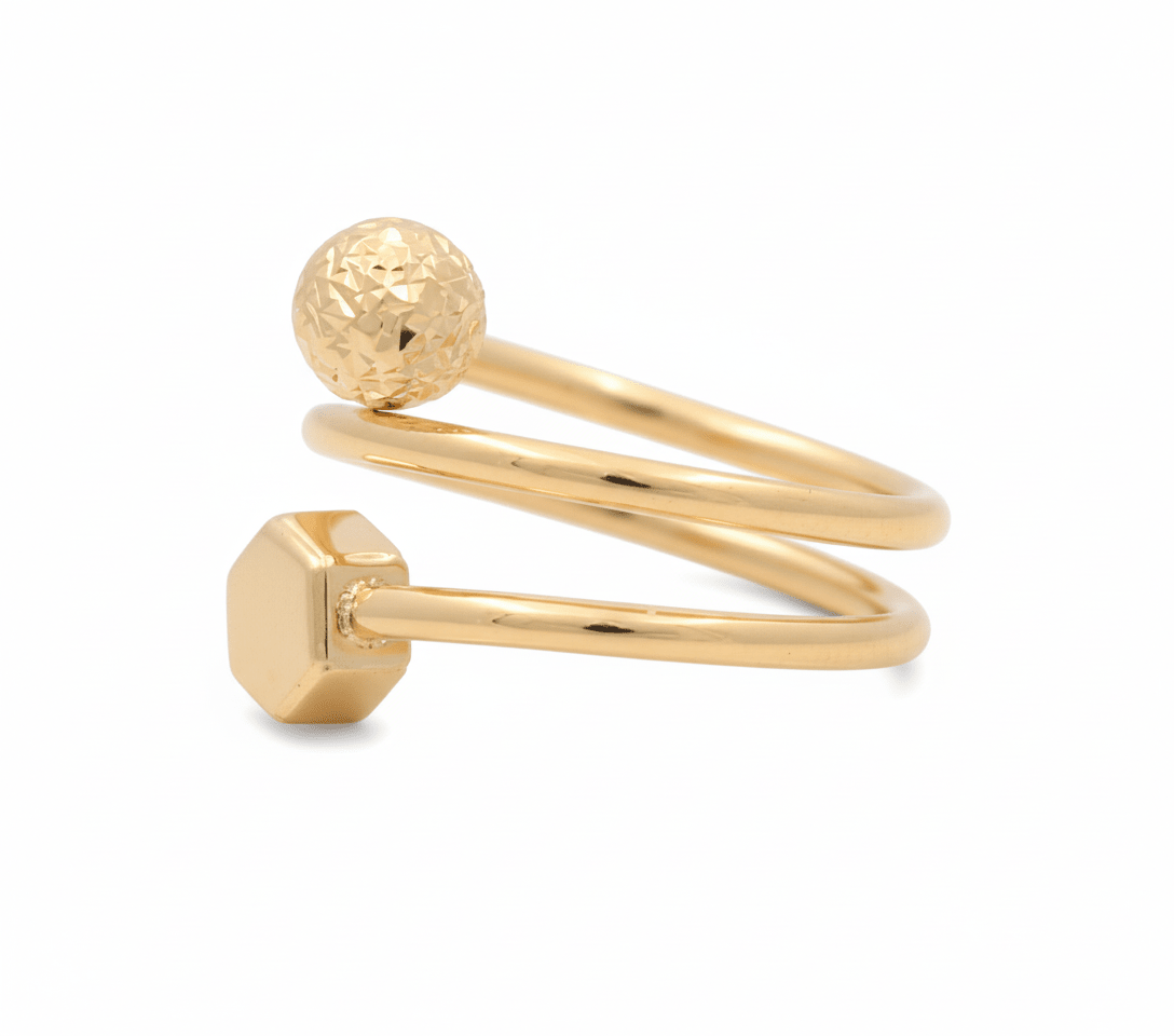 14K Yellow Gold Fashion Women's Ring - Miral Jewelry