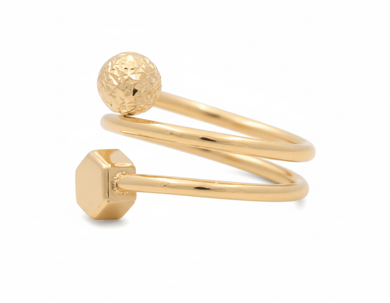 14K Yellow Gold Fashion Women's Ring - Miral Jewelry