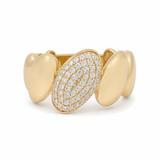14K Yellow Gold Fashion Women's Ring - Miral Jewelry