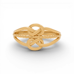 14K Yellow Gold Fashion Women's Ring - Miral Jewelry
