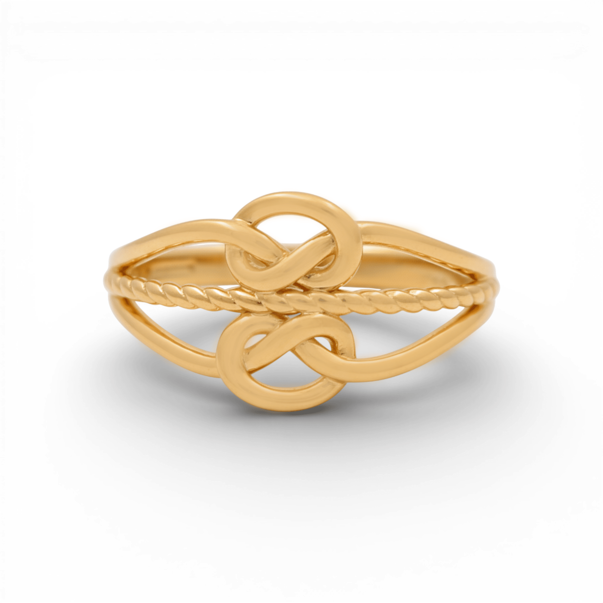 14K Yellow Gold Fashion Women's Ring - Miral Jewelry
