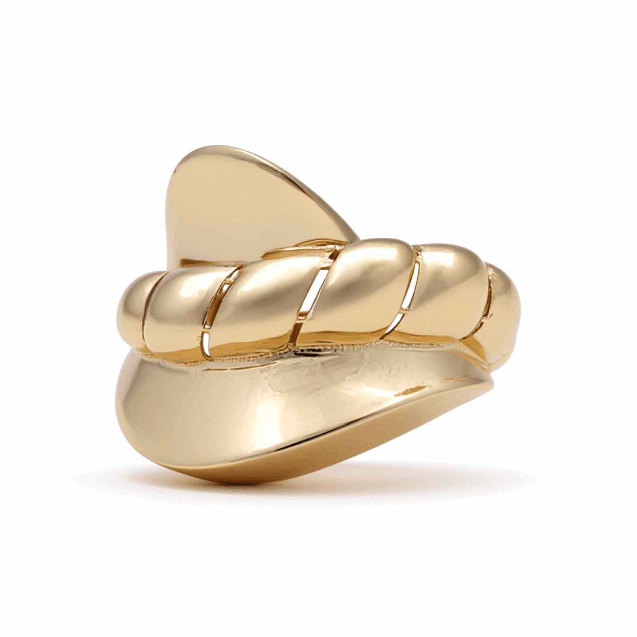 14K Yellow Gold Fashion Women's Ring - Miral Jewelry